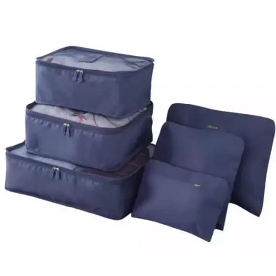 Organizador de Mala de bagagem Viagem Kit 6 Peças Bolsa