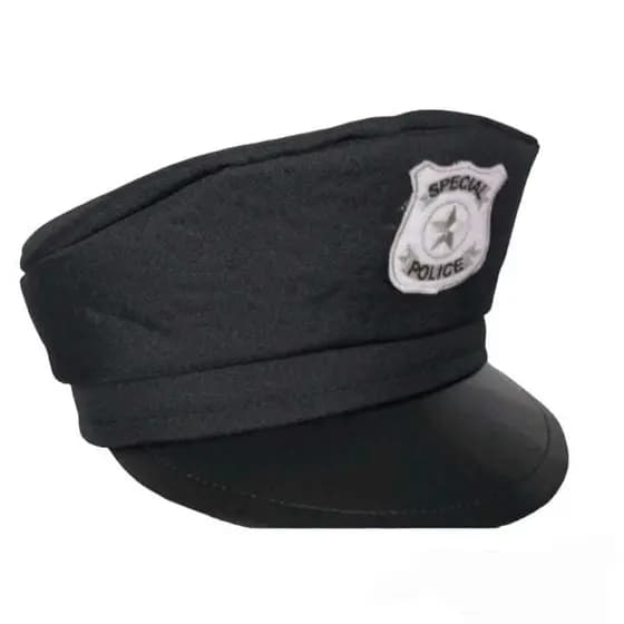 Quepe Policial / Boina Policial / Acessório Fantasia / ADULTO E INFANTIL