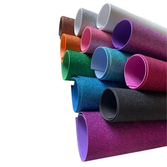 Eva Glitter 40x48 10 folhas - Escolha a COR