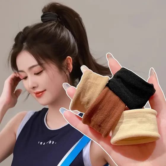 15 Pçs/Set Scrunchies De Náilon Meninas Largas Elásticas Cordas De Cabelo Banda Rabo De Cavalo Titular Laços De Borracha