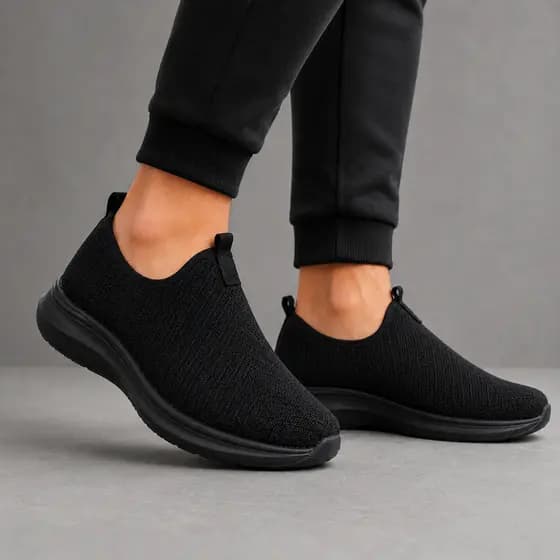 Tênis Feminino Masculino Academia Meia Casual Confortável Macio Leve Academia Calce Fácil
