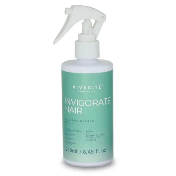 Fluido Finalizador Reparador Antifrizz, 7 em 1, Protetor Térmico e Filtro Solar - Vivacité Cosmetics