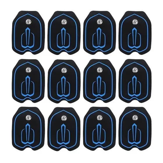 10/20/30 peças de eletrodos de gel autoadesivos, acessórios para terapia digital e fisioterapia
