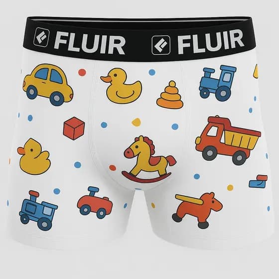 Kit 10 Cuecas Boxer Infantil Microfibra Estampada