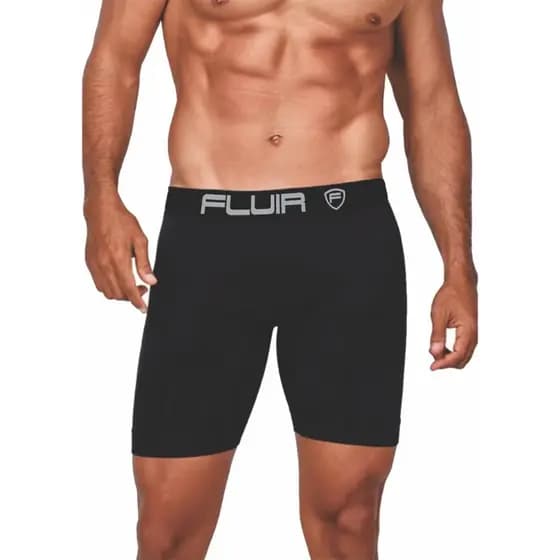 Kit 5 Cuecas Ciclista Long Leg Microfibra Masculina Comprida