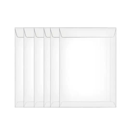 Envelopes 176mm x 250mm Meio Ofício A5 250 Unidades Branco