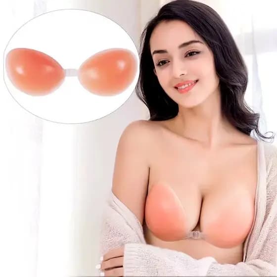 Sutiã Adesivo de Silicone Invisível Aumenta E Levanta Seios atacado reunir-se Remendo no peito pastéis mamilo
