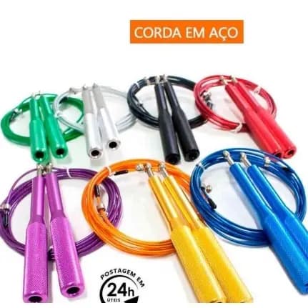 Corda Pular Profissional Crossfit Rolamento Speed,Corda De Pular Academia