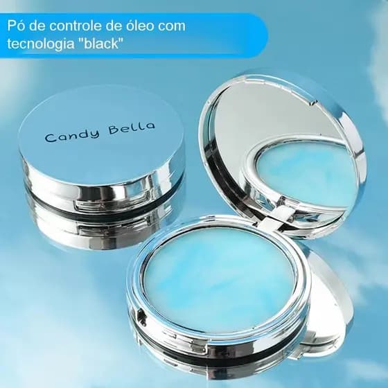 Candy Bella Pó Sem Compacto | Transparente Semi-Úmido Bolo Zero Desfoque De Poros Com Acabamento Fosco Trio De Blush De