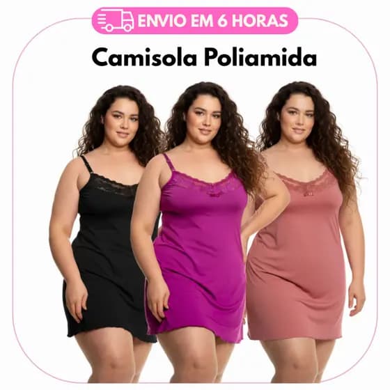 Kit 2 Camisolas Com Renda Plus Size Tecido Premium Alça Regulável Reforçadas Detalhada Em Renda