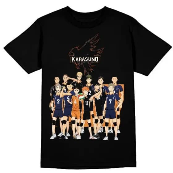 camisa infantil anime HAIKYU KARASUNO