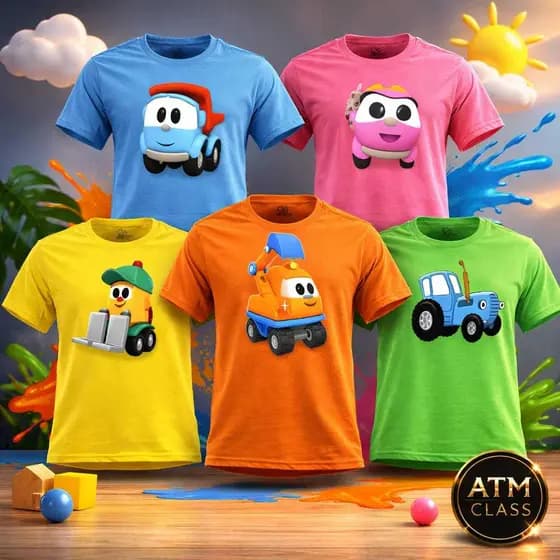 Camiseta Camisa Estampada Personalizada Léo Caminhão (do 2 ao G3 - ) 100% Algodão - Envio Rapido