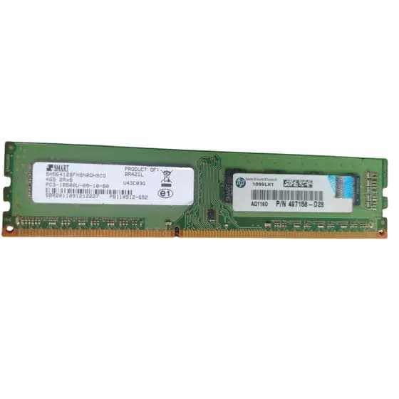 Memoria P/ Pc RAM SMART 4GB 2Rx8 PC3-10600U-09-10-B0 SH564128FH8NOQHSCG