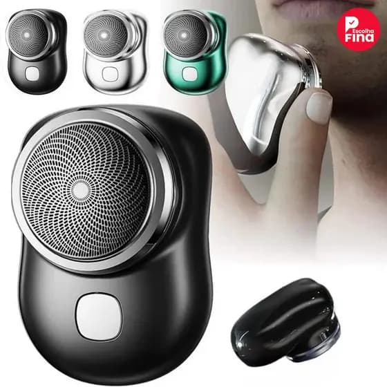 Fortemente recomendado! Aparador de barba elétrico mini-portátil à prova d'água, modelo C, oferta generosa!