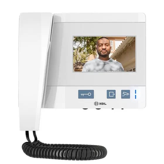 Extensão Vídeo Porteiro HDL Class Monitor 4,3 Polegadas Com Fone