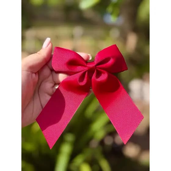 Laço Infantil Grande na presilha/ Laço de festa/ Laço de cabelo