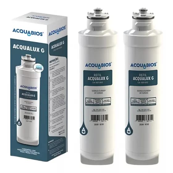 Kit 2 Refil Electrolux Filtro Água Pa31g Pa26g Pa21g Acquabios