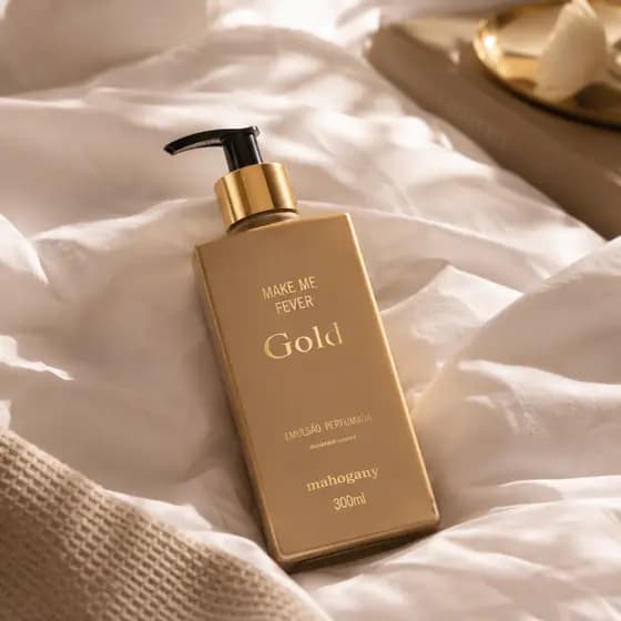 Hidratante Perfumado Make Me Fever Gold Mahogany 300ml