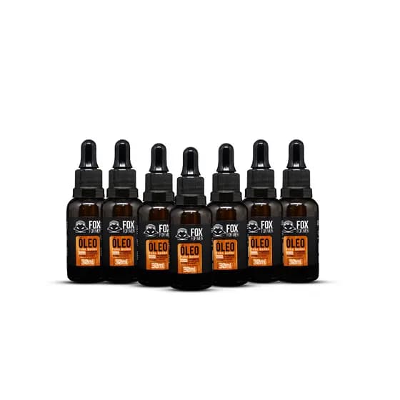 Óleo Para Barba 30ml - Fox For Men - 6 Unidades