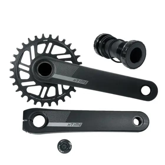 Kit Pedivela + Coroa 30d + Movimento Central X-time Bike