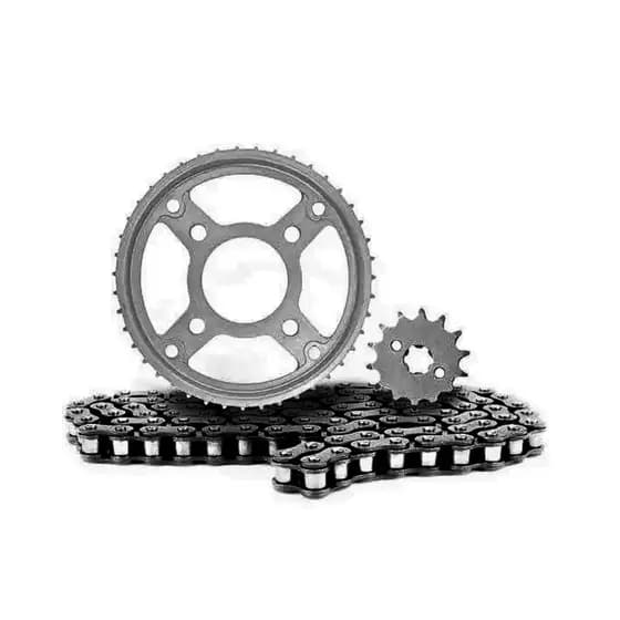 Kit Relação Transmissão Honda Nxr Bros 160 XRE 190 Aço 1045