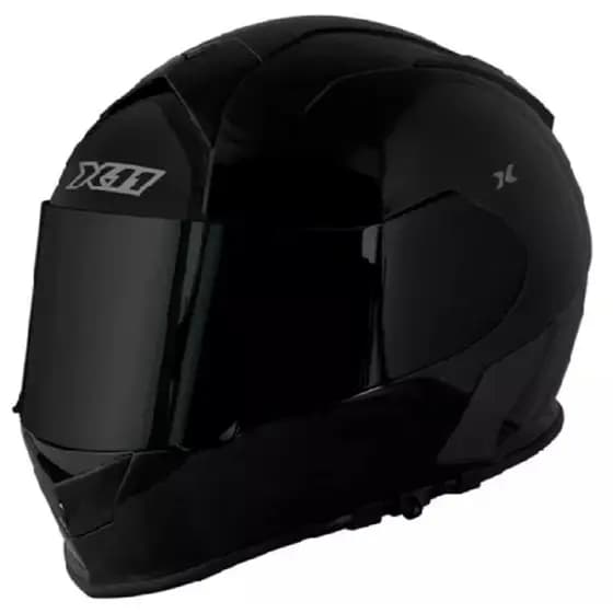 Capacete X11 Revo Pro All Black + Viseira Extra Tamanho 58