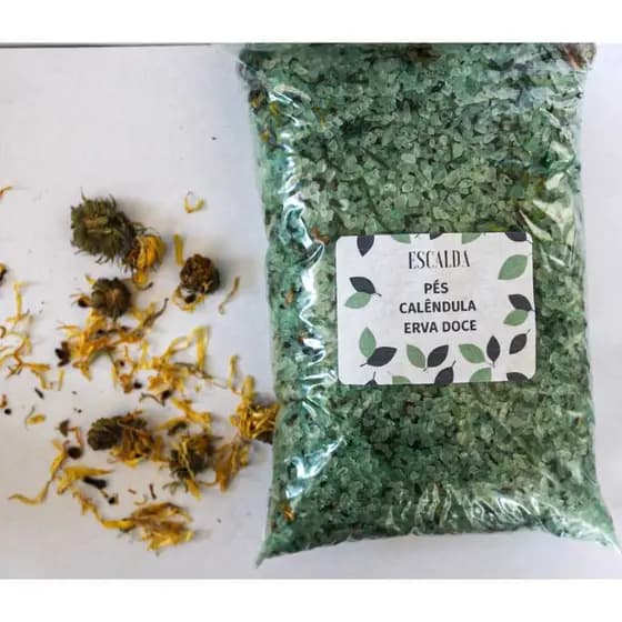 Escalda Pés 1Kg Calendula e Erva Doce