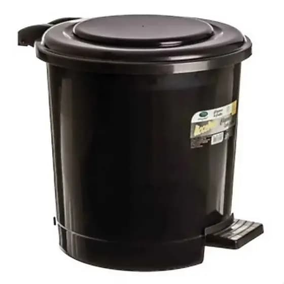 Lixeira para banheiro e cozinha 7.5 litros Preta Resistente Cozinha Banheiro Lavanderia Escritório