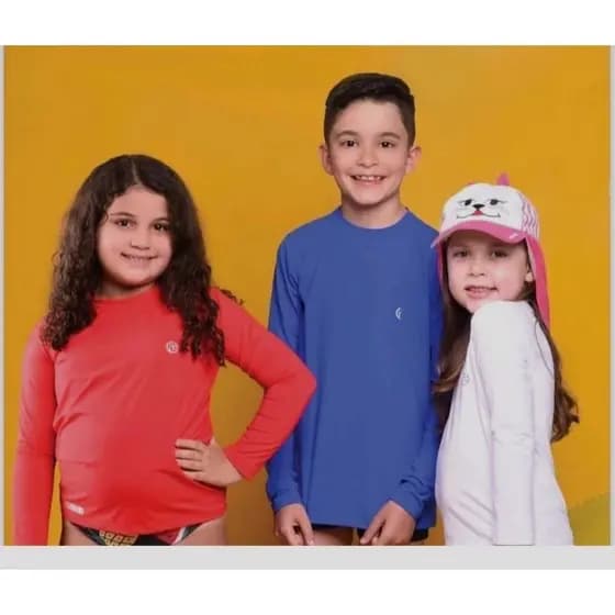 Camisa Proteção Uv +50 Infantil Unissex