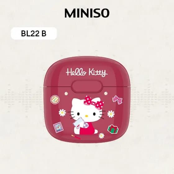 Sanrio BL22B Bluetooth Fone De Ouvido Sem Fio Smart Touch Gaming Music Modo Duplo Com Microfone