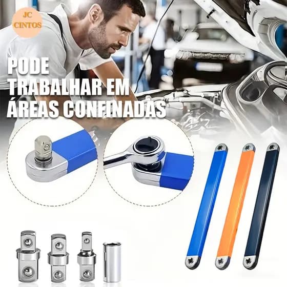 chave de extensão multifuncional chave de extensão de catraca chave de dupla finalidade
