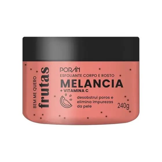 Esfoliante Corpo e Rosto Melancia PORAN 240g