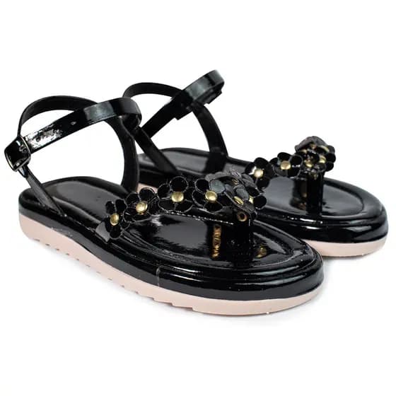 Sandália Infantil Flatform Rasteirinha Leve Menina - 20 ao 34 - Flores