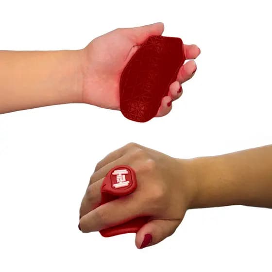 Fit de Borracha Academia Fit Exercícios Premium New Vermelho
