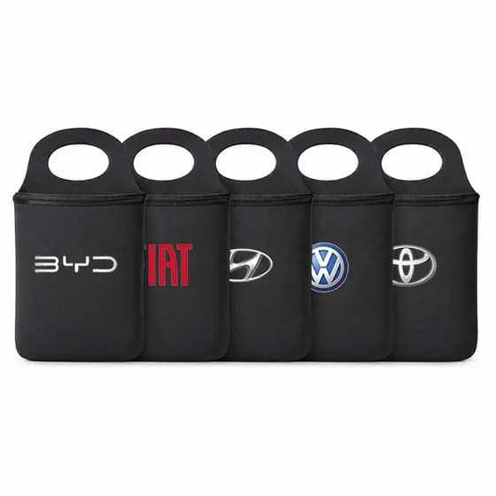 Organizador Porta Lixo Para Carro Lixeira Neoprene Acolchoada Universal Premium