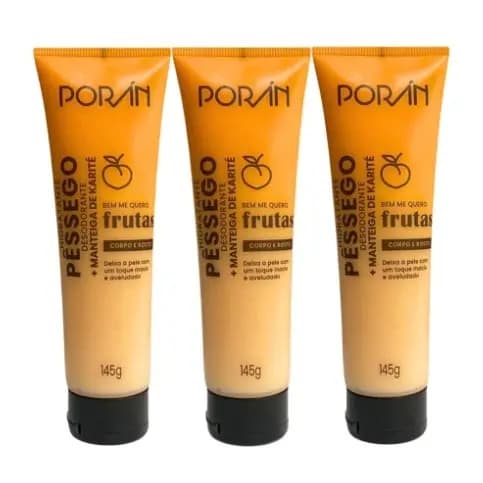 HIDRATANTE PESSEGO E KARITE 145G PORAN
