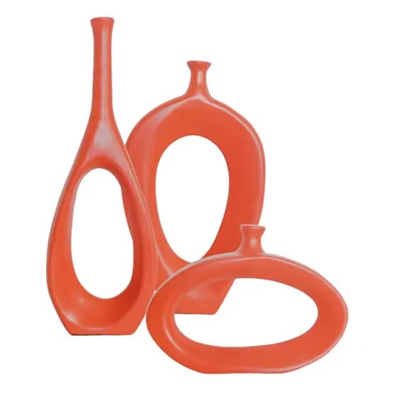 Kit Trio Vaso Vasado Ceramica Enfeite Decorativo Centro De Mesa Sala Garrafas Estilizadas Em Cerâmica Decoração