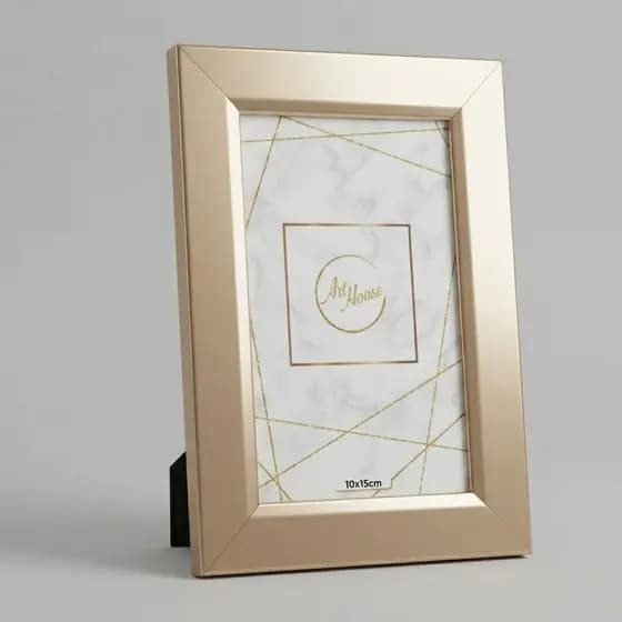 Porta Retrato Shine 10 x 15cm Dourado escuro Art House Zein