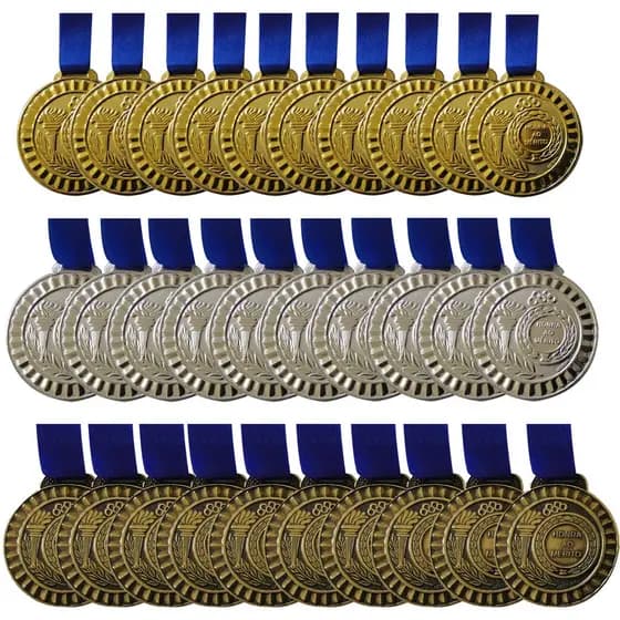 Kit Medalha 30 Unidades 29mm Mini Honra Ao Mérito