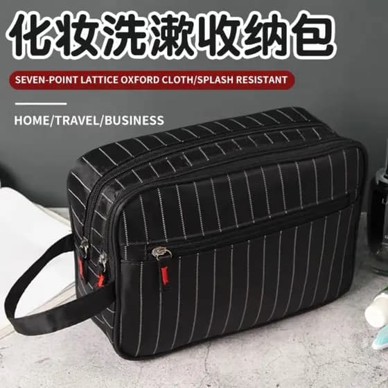 Necessaire Masculina Feminina Grande Organizador com 2diviso Mala Viagem