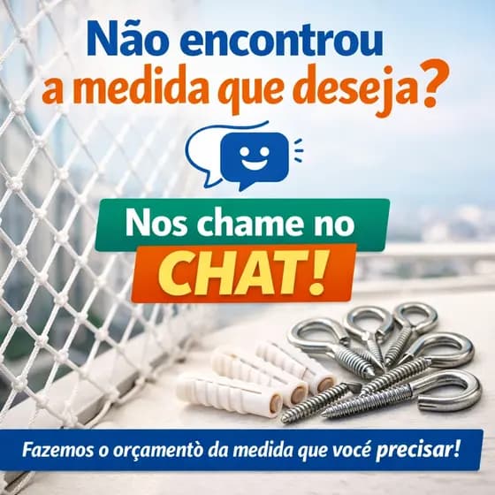 Rede tela de proteção para janelas de 1,50 metros Kit completo