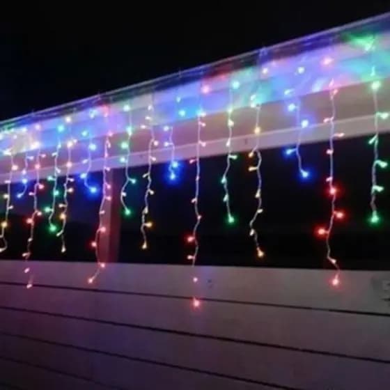 7 Metros Cascata Com 300 Lampadas Led Pisca Natal