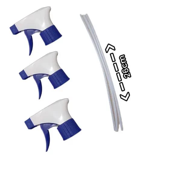 Gatilho Spray Pulverizador Válvula Padrão Borrifador Kit3 Un