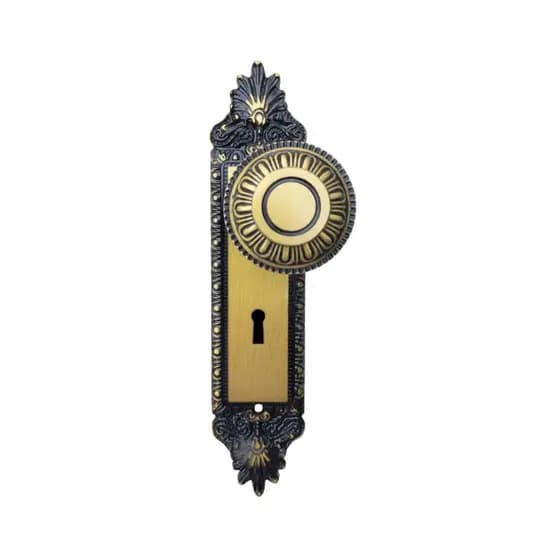 Fechadura Colonial Porta De Madeira Interna Espelho Bola
