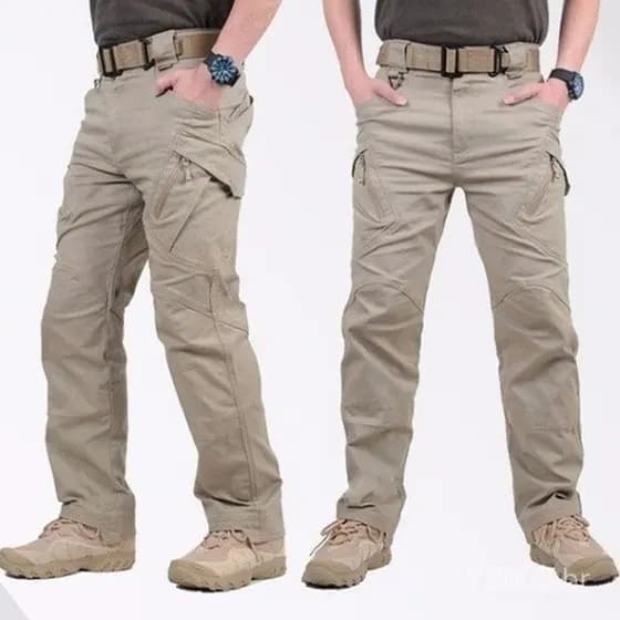 Calças Táticas Militares de Alta Qualidade para Homens, Secagem Rápida, para Uso Esportivo, Calças Camo Longas para Cami