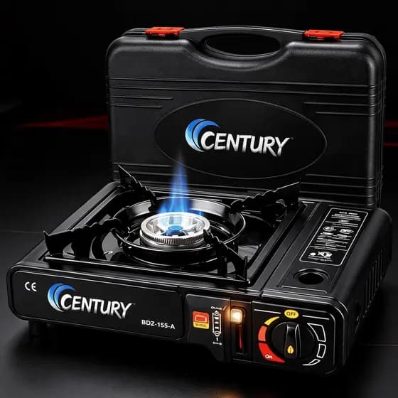 Fogareiro Portátil Camping Cozinha Gás Fogão Portátil Maleta Viagem Pesca Mesa kit sobrevivencia
