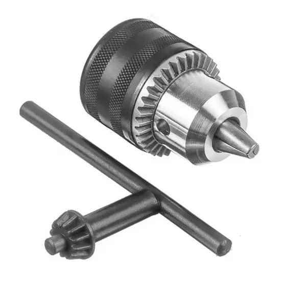 Mandril com chave 1,5 - 10,0 mm 3/8" x 24 fios Para Furadeira Hobby e Profissional