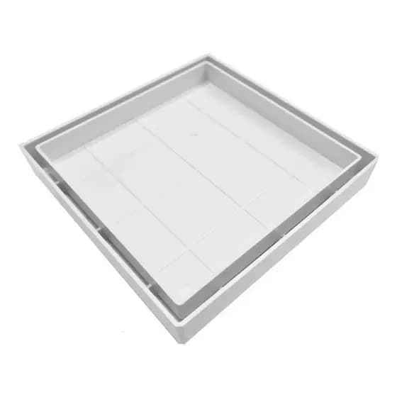 Ralo Oculto 15x15 Seca Piso Porcelanato Inteligente Branco