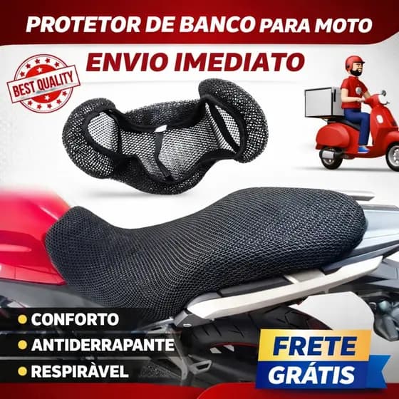 Capa De Banco Moto Universal Térmica Impermeável Protetora Moto HONDA BIS BIZ CG 150 TITAN FAN YBR Universal