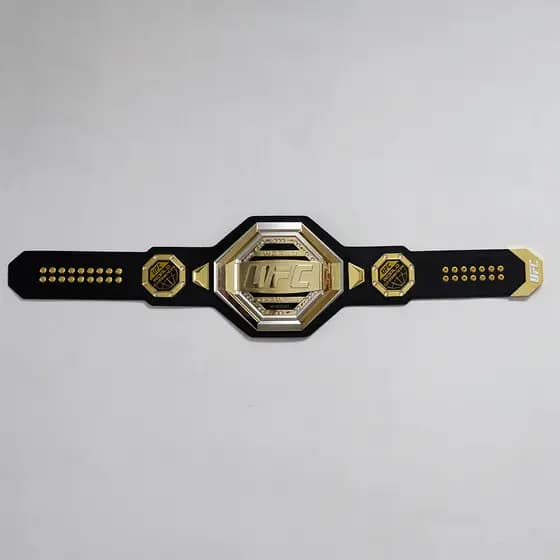 UFC Competição Cinto Dourado Tamanho Adulto 1/1 Cinto Dourado Galeria de Boxe Lembrança Cinto Dourado Figura de Competiç